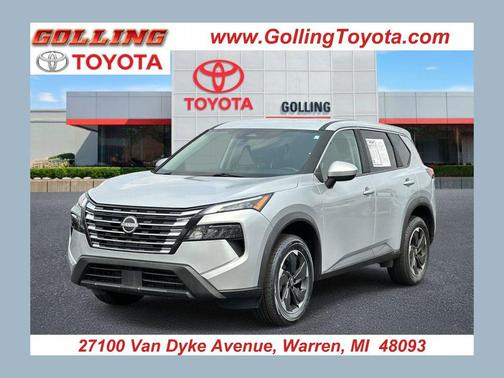 Brilliant Silver Metallic 2025 Nissan Rogue SV