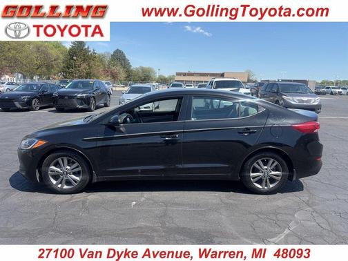 Phantom Black 2018 Hyundai ELANTRA SEL