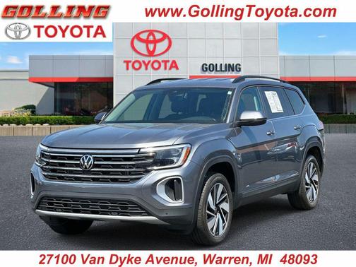 Gray 2025 Volkswagen Atlas 2.0T SE w/Technology 4MOTION