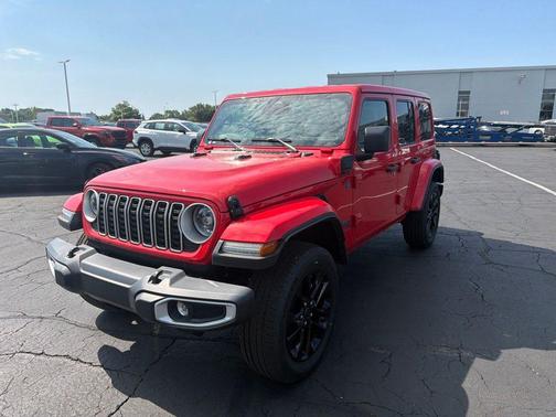 Firecracker Red Clearcoat 2025 Jeep Wrangler 4xe Sahara