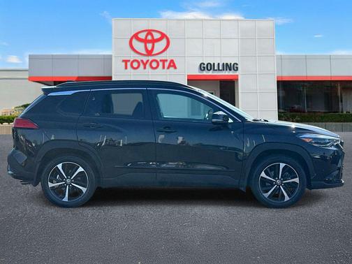 Jet Black 2025 Toyota Corolla Hybrid SE