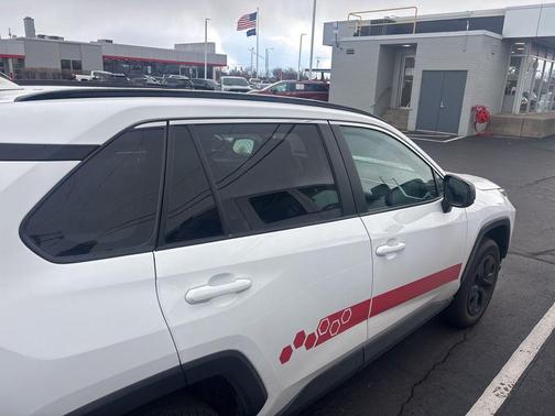 Super White 2021 Toyota RAV4 LE