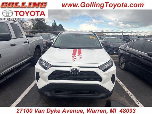 Super White 2021 Toyota RAV4 LE