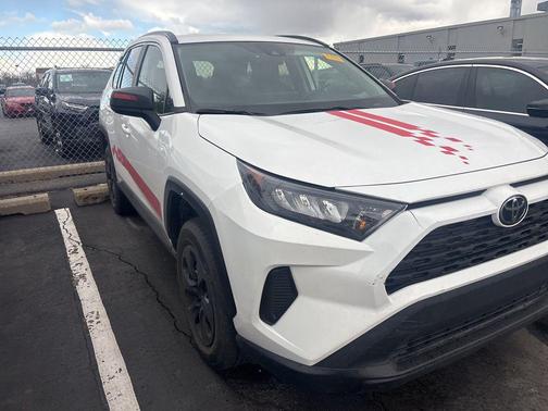 Super White 2021 Toyota RAV4 LE