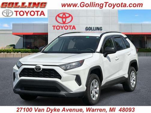 Super White 2020 Toyota RAV4 LE
