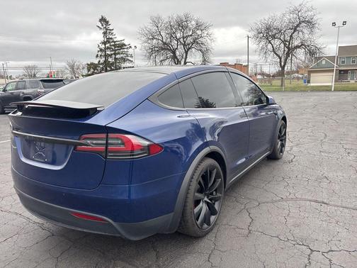 Blue 2021 Tesla Model X Performance