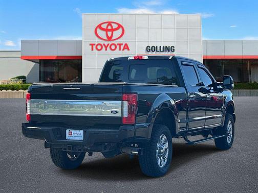 Shadow Black 2017 Ford F-350 Platinum