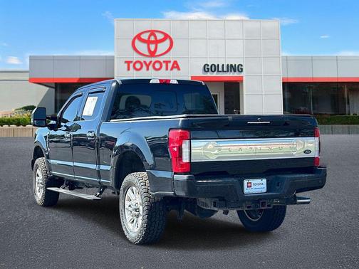 Shadow Black 2017 Ford F-350 Platinum