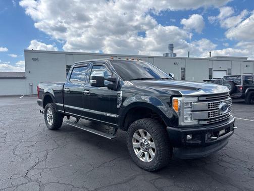 Shadow Black 2017 Ford F-350 Platinum