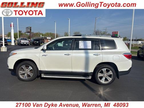 Blizzard Pearl 2013 Toyota Highlander Limited
