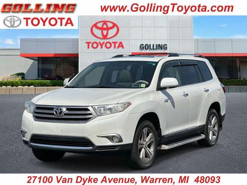 Blizzard Pearl 2013 Toyota Highlander Limited