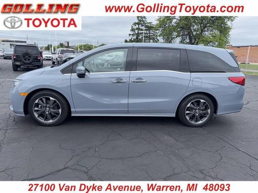 Gray 2023 Honda Odyssey Elite