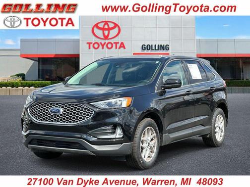 Agate Black Metallic 2024 Ford Edge SEL