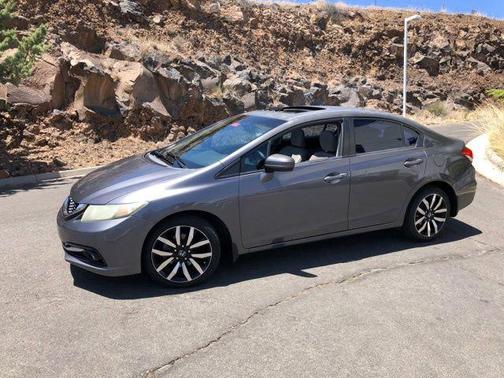 Gray 2015 Honda Civic EX-L