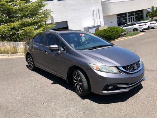 Gray 2015 Honda Civic EX-L