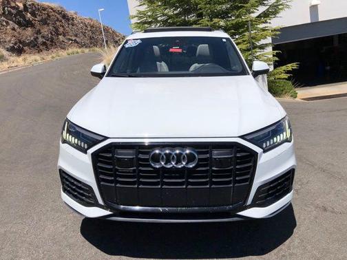 Carrara White 2020 Audi Q7 55 Premium Plus