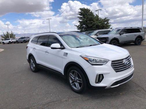 Monaco White 2018 Hyundai SANTA FE SE Ultimate
