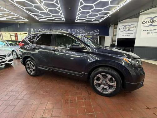 Gray 2018 Honda CR-V EX-L
