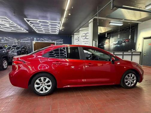 Barcelona Red Metallic 2021 Toyota Corolla LE