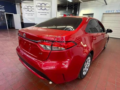 Barcelona Red Metallic 2021 Toyota Corolla LE