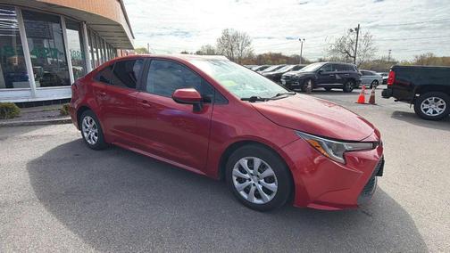 Barcelona Red Metallic 2021 Toyota Corolla LE