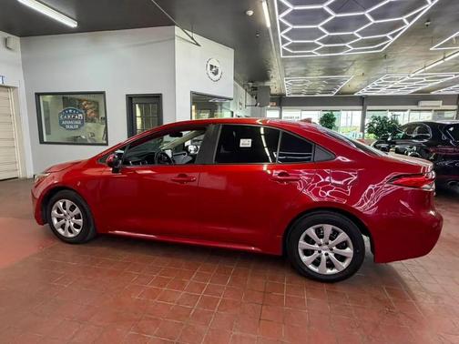 Barcelona Red Metallic 2021 Toyota Corolla LE