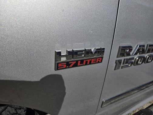 Bright Silver Clearcoat Metallic 2017 RAM 1500 Big Horn