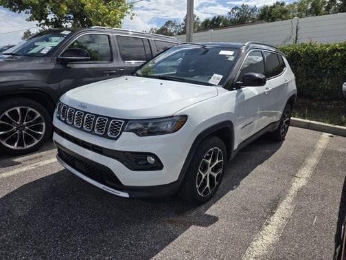 Bright White Clearcoat 2024 Jeep Compass Limited