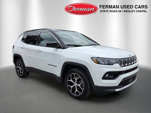 Bright White Clearcoat 2024 Jeep Compass Limited