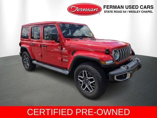 Firecracker Red Clearcoat 2024 Jeep Wrangler Sahara