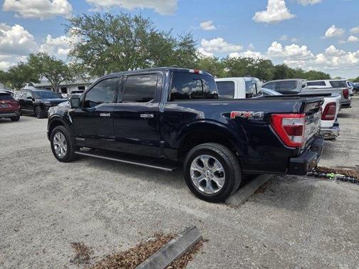 Blue Metallic 2022 Ford F-150 Platinum