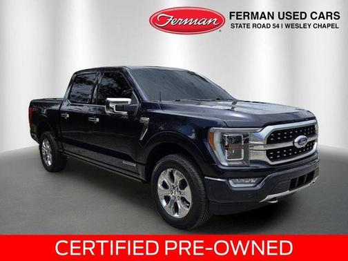 Blue Metallic 2022 Ford F-150 Platinum