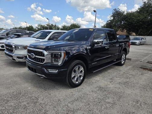 Blue Metallic 2022 Ford F-150 Platinum