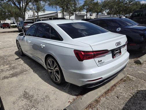 Glacier White Metallic 2024 Audi A6 45 Premium