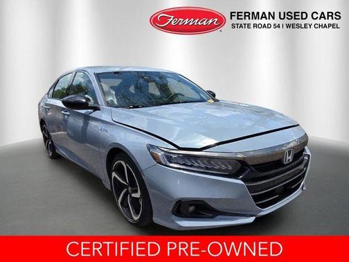 Blue 2022 Honda Accord Hybrid Sport