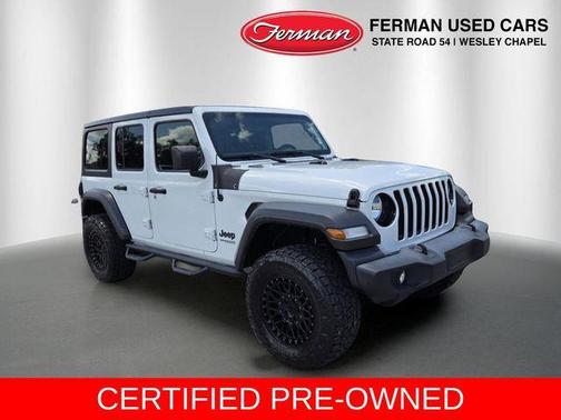 Bright White Clearcoat 2020 Jeep Wrangler Unlimited Sport Altitude