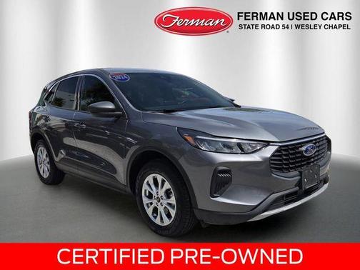 Gray Metallic 2024 Ford Escape Active