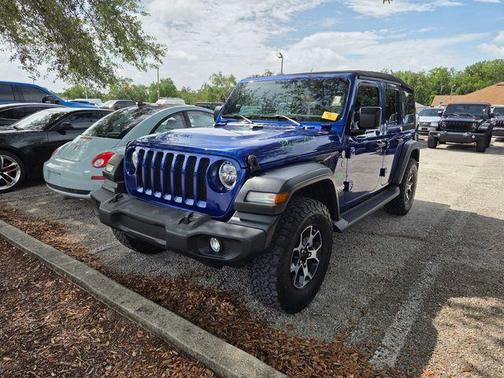 Ocean Blue Metallic 2020 Jeep Wrangler Unlimited Sport