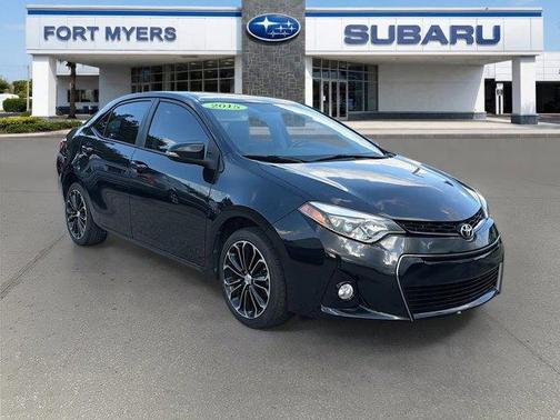 Black Sand 2015 Toyota Corolla S Plus