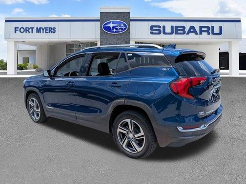 Blue Emerald Metallic 2021 GMC Terrain SLT