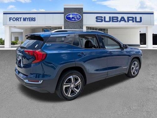Blue Emerald Metallic 2021 GMC Terrain SLT