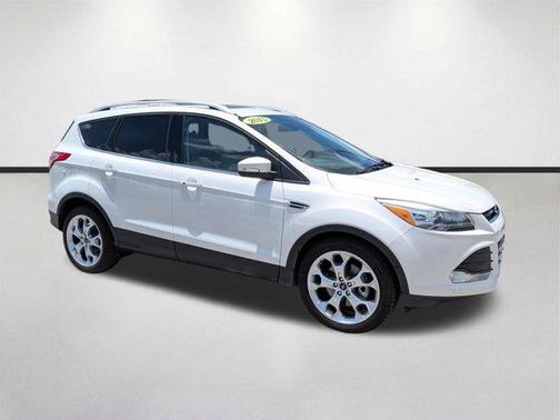 White Platinum Clearcoat Metallic 2015 Ford Escape Titanium