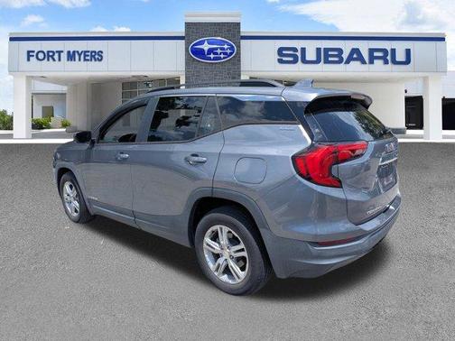 Satin Steel Metallic 2021 GMC Terrain SLE