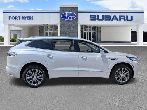 White Frost Tri-Coat 2022 Buick Enclave Avenir