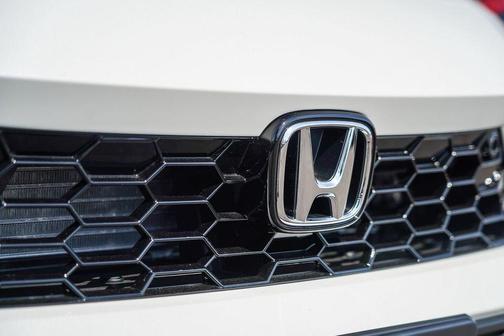 Platinum White Pearl 2025 Honda Civic Hybrid Sport Touring