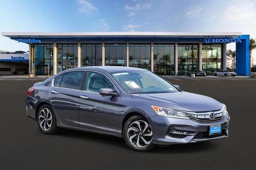 Gray 2017 Honda Accord EX-L