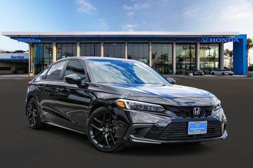Crystal Black Pearl 2022 Honda Civic Sport