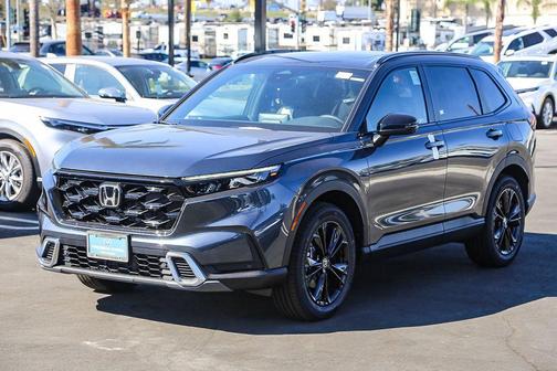 Gray 2026 Honda CR-V Hybrid Sport Touring AWD