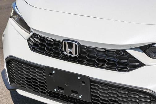 Platinum White Pearl 2026 Honda Civic Hybrid Sport Touring