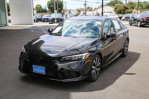 Crystal Black Pearl 2024 Honda Civic EX